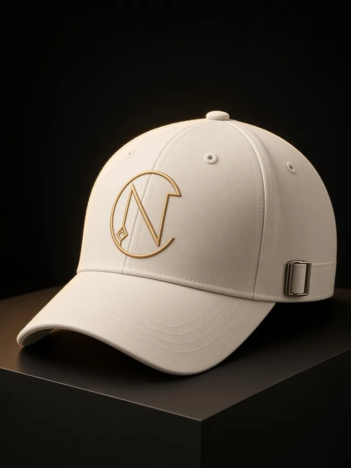 Crest Cap (White), studio