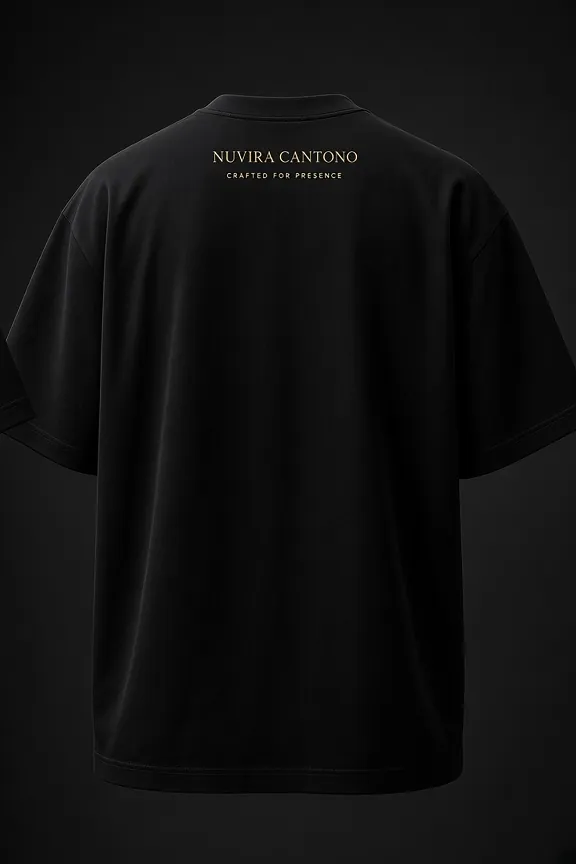Presence Tee (Black), back