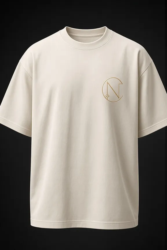 Presence Tee (Ivory), front
